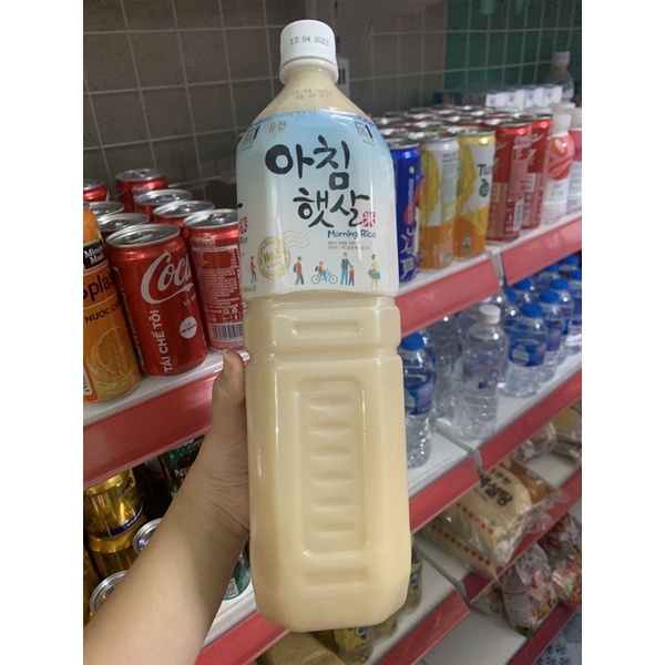 NƯỚC GẠO RANG HÀN QUỐC RICE MORNING WOONGJIN (1.5l)