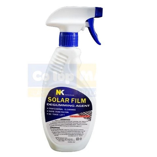 Dung dich tẩy keo phim cách nhiệt 500ml, tẩy keo bám trên kính decal, tẩy băng dính làm sạch keo hiệu quả