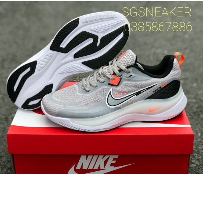 Giày Nike Zoom I-FREE RUN Xám Nam 2022 (Men) - Chính Hãng - FullBox