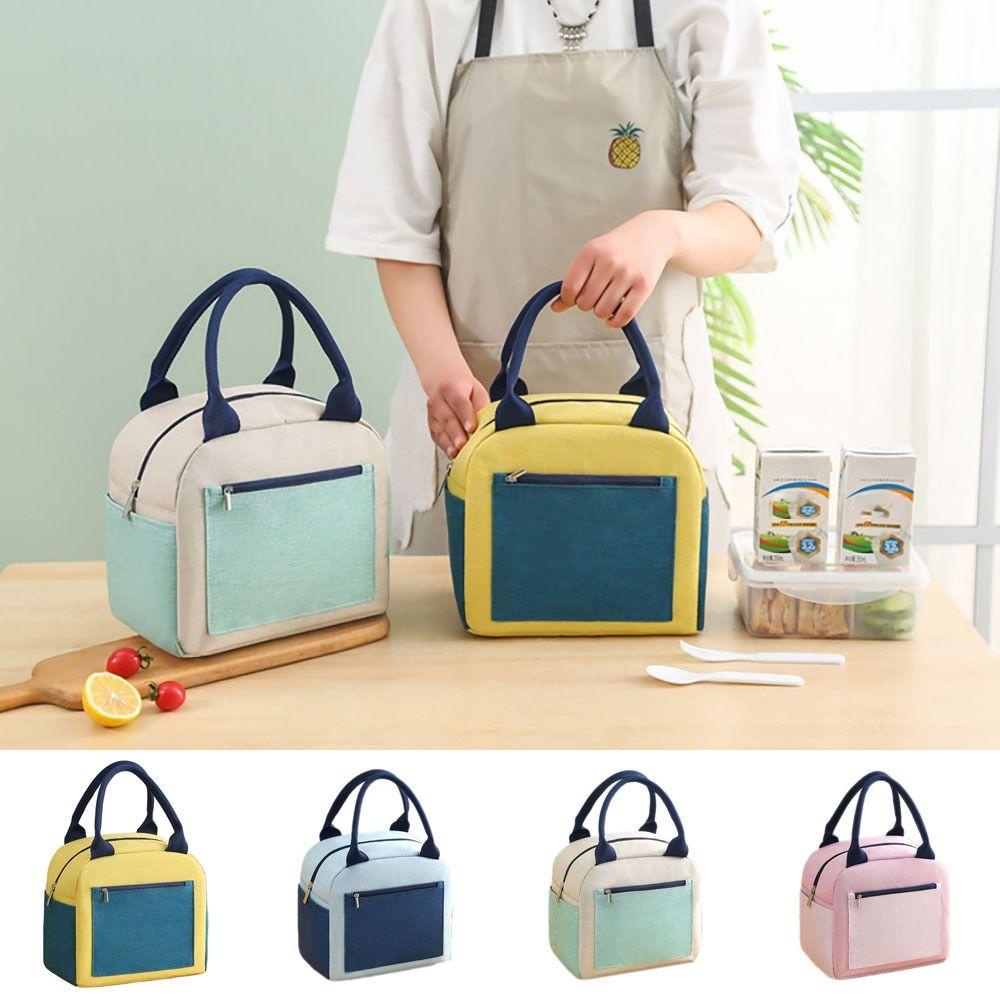 WTTLE Túi Đựng Hộp Cơm Giữ Nhiệt Tiện Lợi Khi Đi Du Lịch