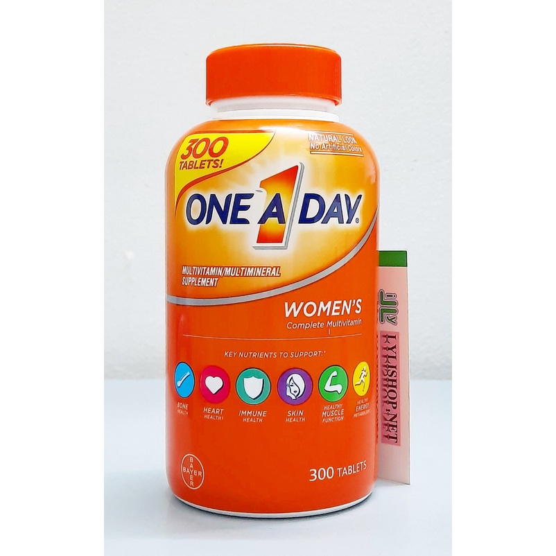 Vitamin tổng hợp One a day women's chai 300 viên cho nữ hãng Bayer từ Mỹ