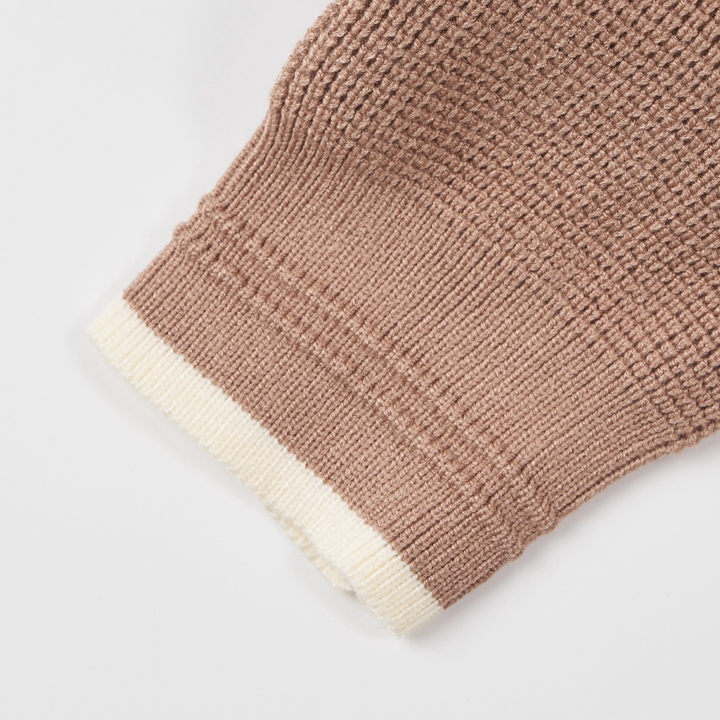 Áo Len Dài Tay Nam Viền ATINO Vải Len Hàn Quốc Cao Cấp Ấm Áp Form Regular Fit AL4.5018