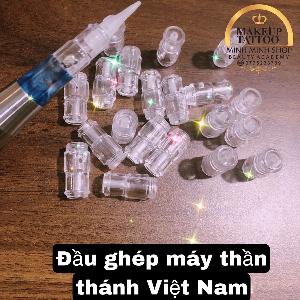 Đầu Ghép Nhựa Máy Pro Phun Xăm Việt Nam Combo 10 Chiếc