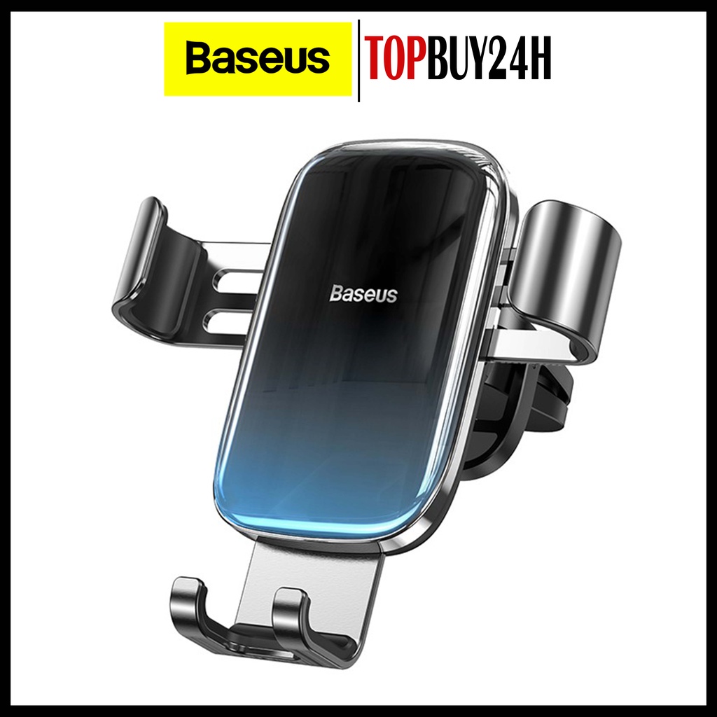 Giá Đỡ Điện Thoại Baseus Xoay 360 Độ Làm Bằng Kim Loại Gắn Cửa Gió Điều Hòa Xe Hơi_TOPBUY24HMall