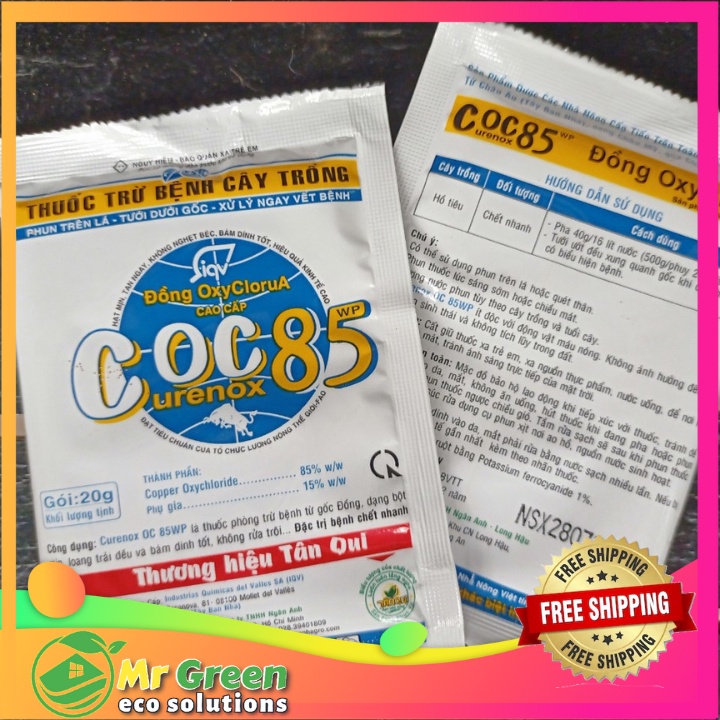 Thuốc Phòng Trừ Nấm Bệnh Coc85