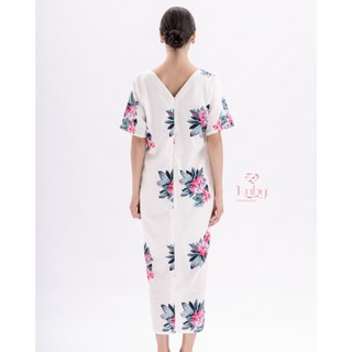 ĐẦM LINEN HOA