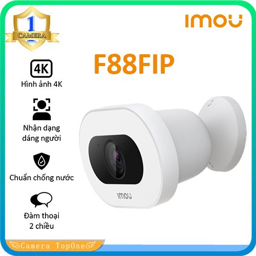 Camera WiFi F88FIP Knight 4K IMOU Thông Minh hình ảnh hiển thị sắc nét,phát hiện con người,IP66 chống nước