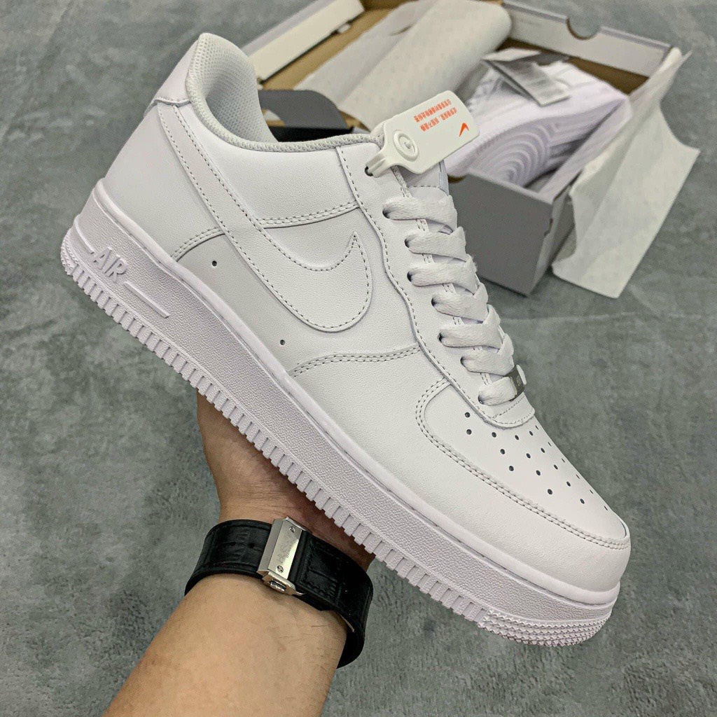 Giày _Nike Air Force 1 trắng,vệt đen,vệt nâu, giày Af1 các mẫu hot đế Air full size 36-43