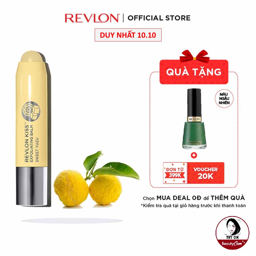 Son tẩy tế bào chết và dưỡng ẩm Revlon Kiss Sweet Citrus Exfoliating Balm - Hương Yuzu