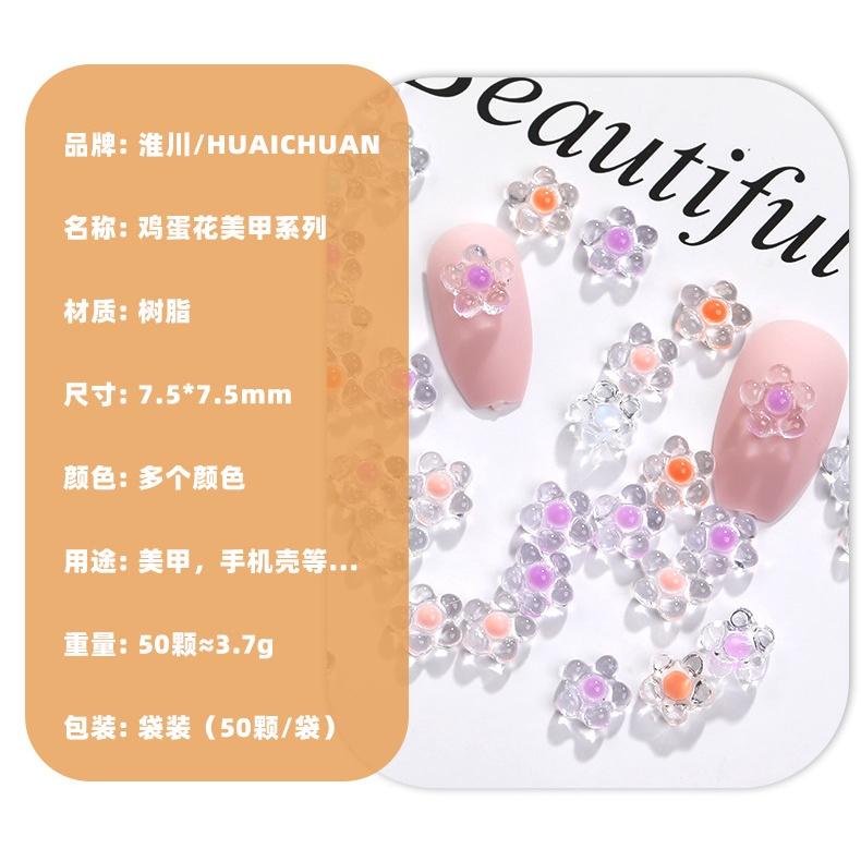 Phụ Kiện Trang Trí Móng Tay Trong Suốt Bằng Resin DIY