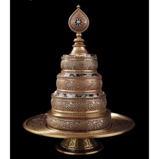 Mandala cúng dường bằng đồng