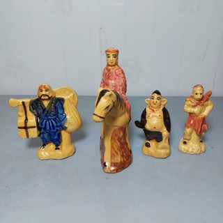 Bộ tượng thầy trò đường tăng trang trí tiểu cảnh