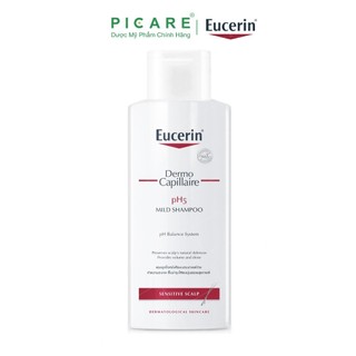 Dầu gội cho da nhạy cảm Eucerin Dermo Capillaire pH5 Mild Shampoo 250ml - 69653