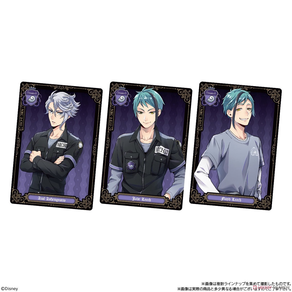 Thẻ sưu tầm Disney: Twisted-Wonderland Wafer 4  chính hãng Nhật Bản