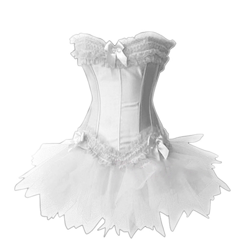 Bộ Đồ Lót Corset Phối Ren Gợi Cảm Cho Nữ