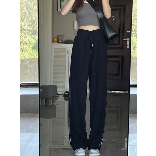 NRVP Quần Thể Thao Dài Dáng Rộng Phong Cách Thời Trang Hàn Quốc