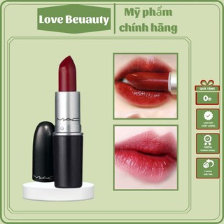 Son MAC Dubonnet 108 Đỏ Nâu Lạnh, son MAC chính hãng date xa có bill bao check code