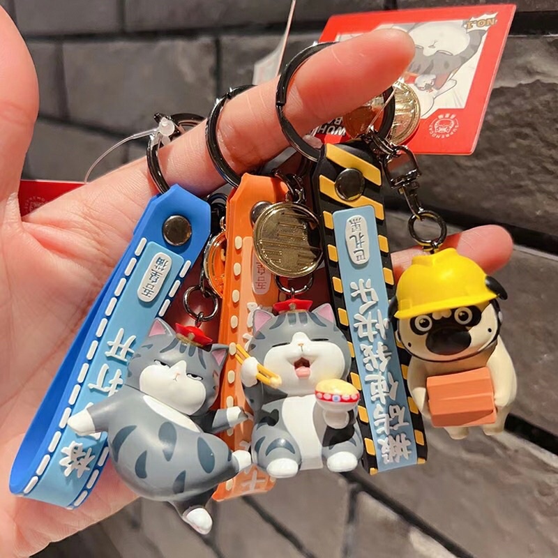 Móc Khóa Cute Mèo Hoàng Thượng Kèm Quà Tặng