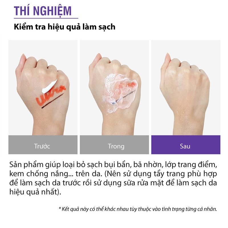 Sữa rửa mặt Dermafirm - Hydra Cleanser R4 Perilla Purple  phục hồi cho da tổn thương giãn mao mạch
