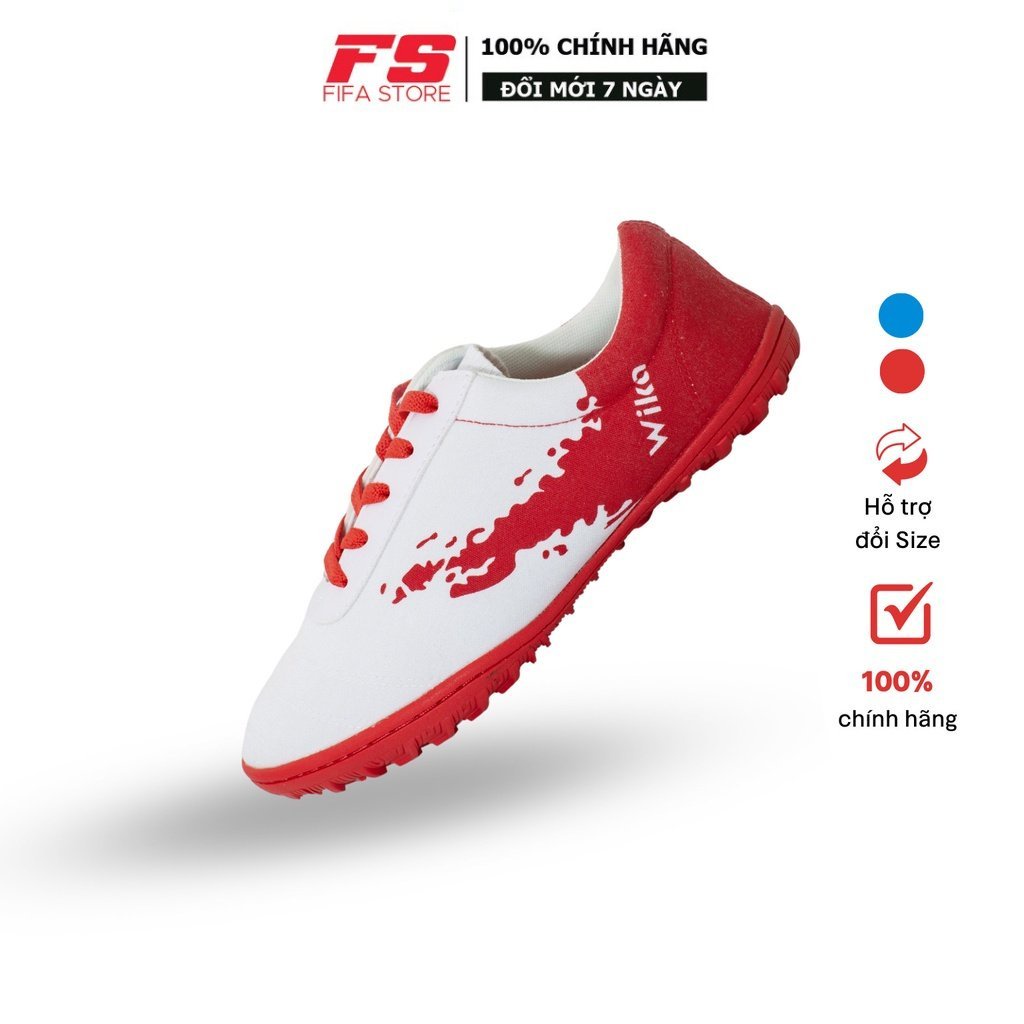 Giày Bóng Đá Chính Hãng Wika Ultra 3 Chất Liệu Vải Bố Đế Cao Su Đã Khâu Toàn Bộ Thiết Kế Ôm Chân
