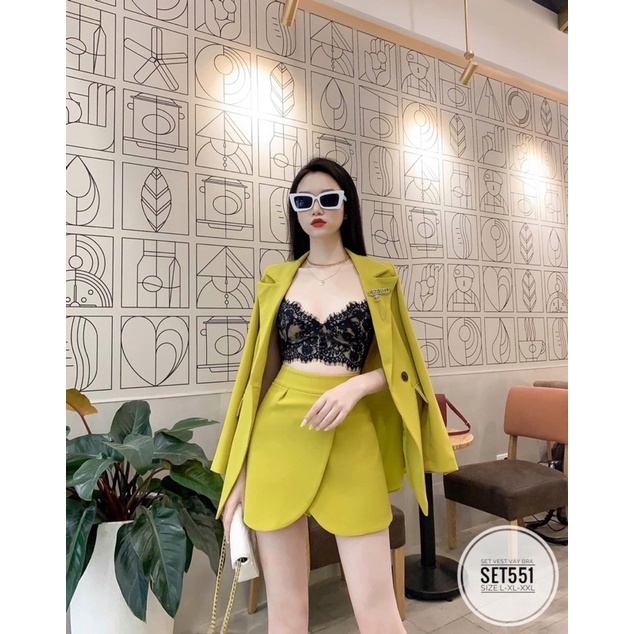 Set vest váy bra SET551