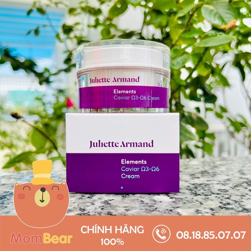 Kem Dưỡng Juliette Armand Caviar Ω3-Ω6 Cream Trứng Cá Tầm Giàu Omega 3&6 Tăng Sức Sống Làn Da 50ml
