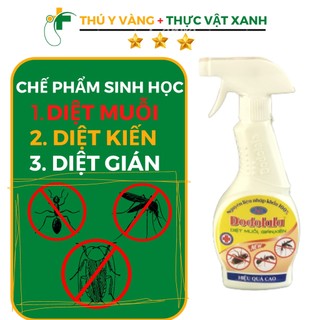 Xịt muỗi kiến gián sinh học dodolala chai 350ml - hiệu qủa, an toàn