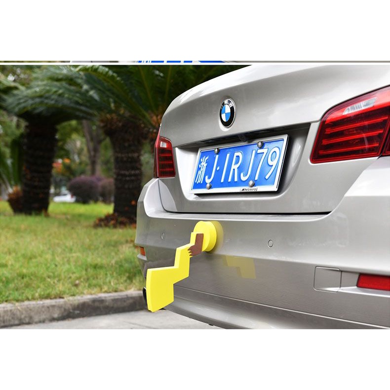 Phụ Kiện Trang Trí Xe Hơi Hình Tai Thỏ Hoạt Hình Dễ Thương
