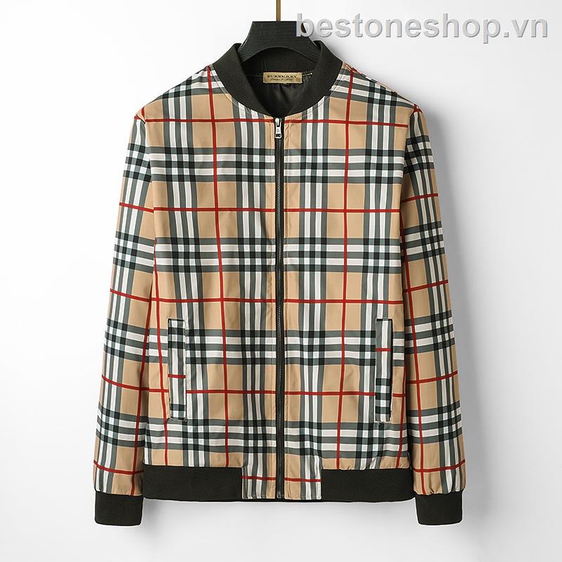 Áo Khoác bomber In Caro BURBERRI S-XXXL ZO083 Cho Nam