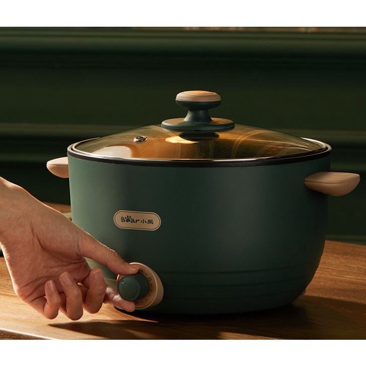 (Hàng có sẵn-CHÍNH HÃNG)Nồi điện đa năng mini (có thể nấu lấu) Bear DRG-C30H1 dung tích 3L