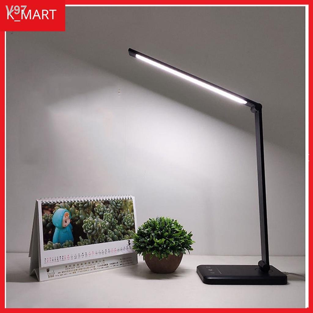 FH Đèn Bàn Học Đọc Sách, Làm Việc (Học Sinh,Văn Phòng) LED Chống Cận, Cảm Ứng Nhôm Cao Cấp eLights TD-621[K_mart]