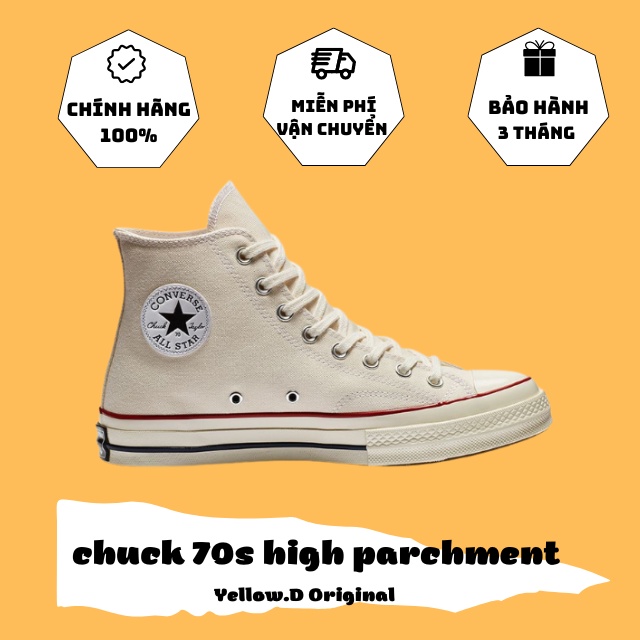 Giày converse 1970s cao cổ Parchment CHÍNH HÃNG -162053C