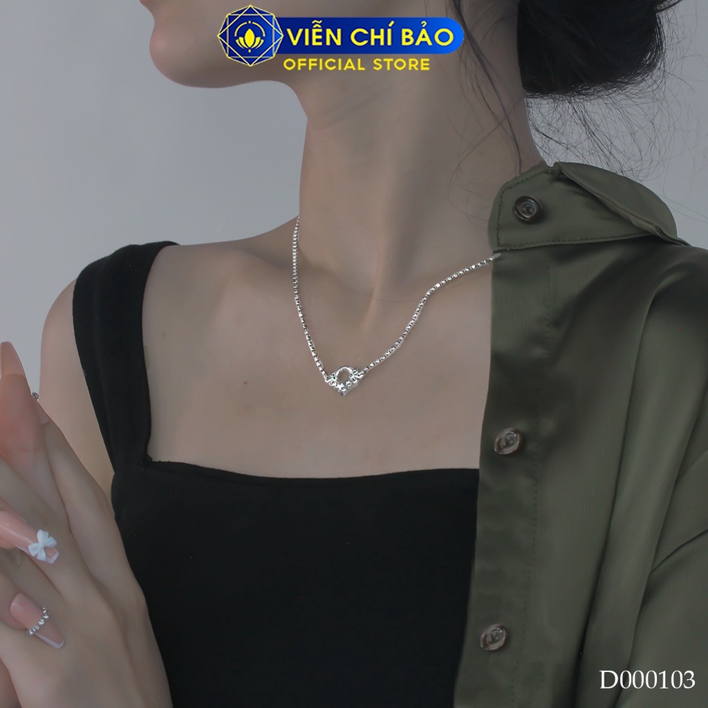 Dây chuyền bạc nữ Skull Queen chất liệu bạc 925 thời trang phụ kiện trang sức Viễn Chí Bảo D000103