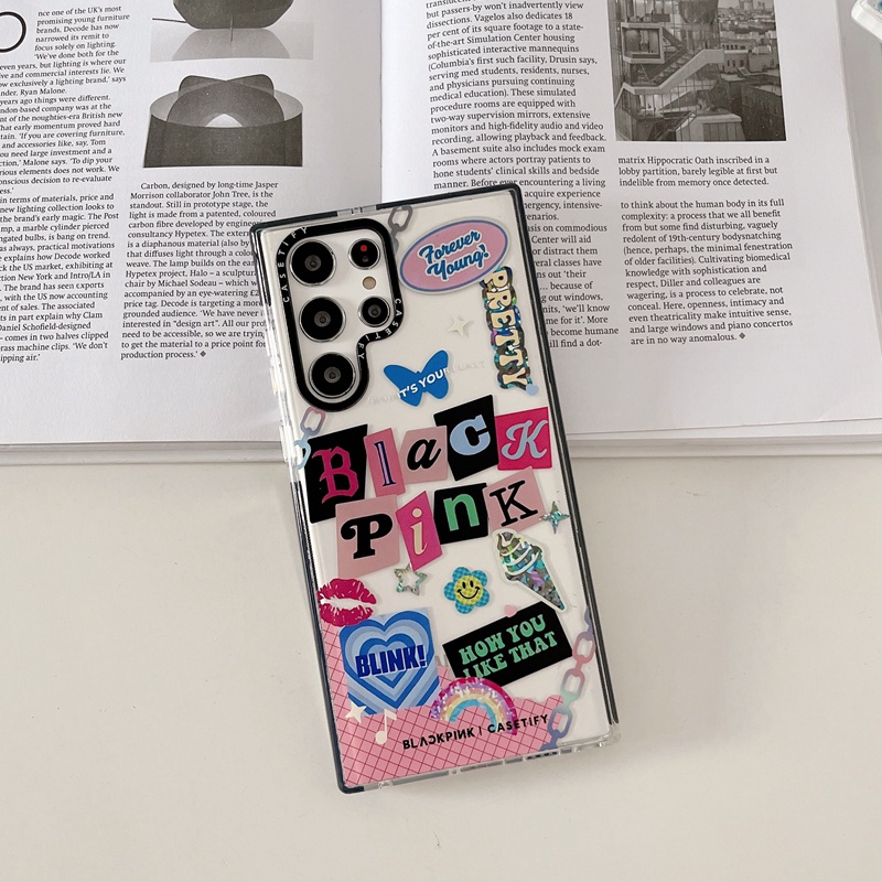 Ốp Điện Thoại Mềm In Hình BLACKPINK Cho Samsung Galaxy S23 S21 S22 Plus Ultra