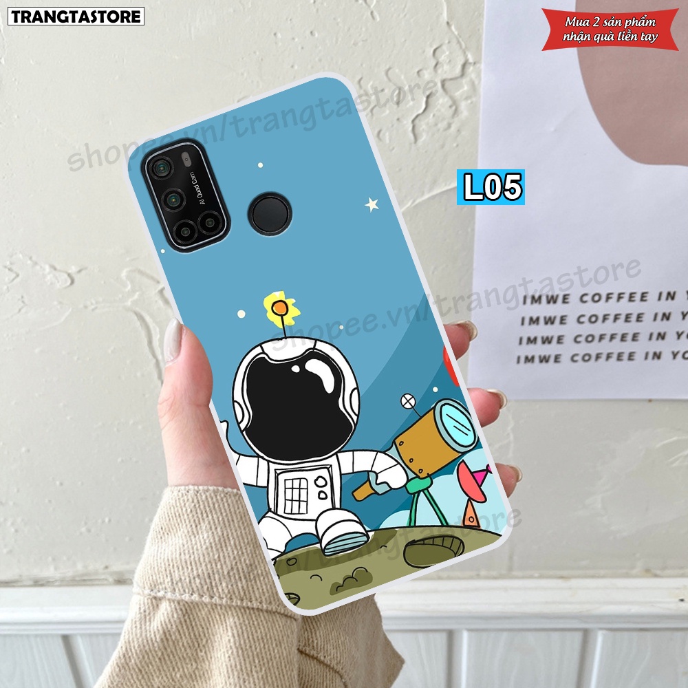 Ốp dẻo trong Vsmart Joy 4 - Star 5 - Live 4 in hình vũ trụ, phi hành gia, spaceX