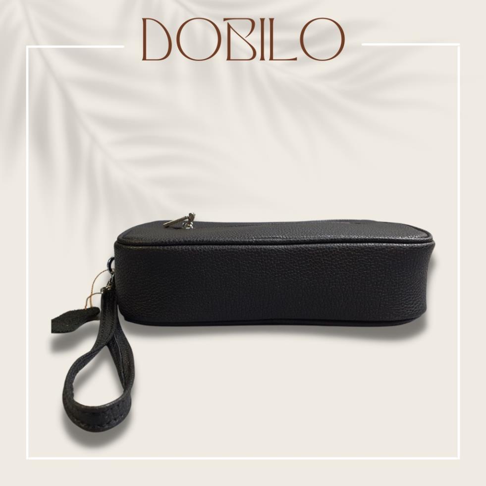 Clutch Hộp Nam Cầm Tay DOBILO Da Thật 100% Da Bò Thật Bảo Hành 3 Năm BG18