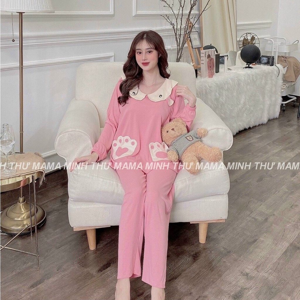 BỘ Bầu Sau sinh Hình Gấu mâu mới cho mom 45-68kg