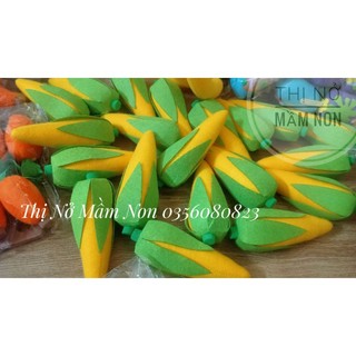 Bắp ngô vải nỉ đồ chơi mầm non