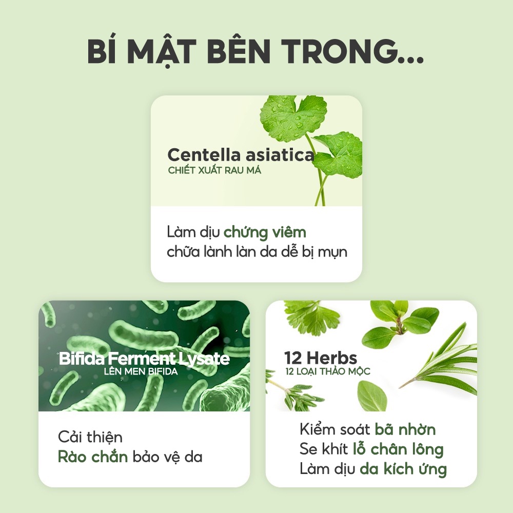 Nước Cân Bằng Da Manyo BIFIDA CICA HERB TONER 210ml