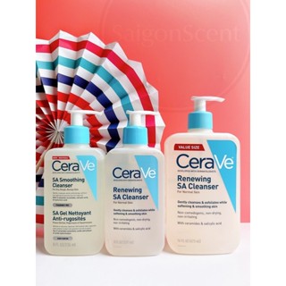 Sữa rửa mặt CeraVe Renewing SA Cleanser (237mL)