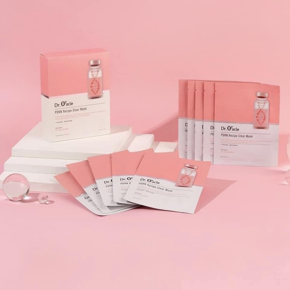 Mặt nạ tế bào gốc cá hồi trắng da siêu dưỡng chất DR.ORACLE PDRN RECIPE CLEAR MASK