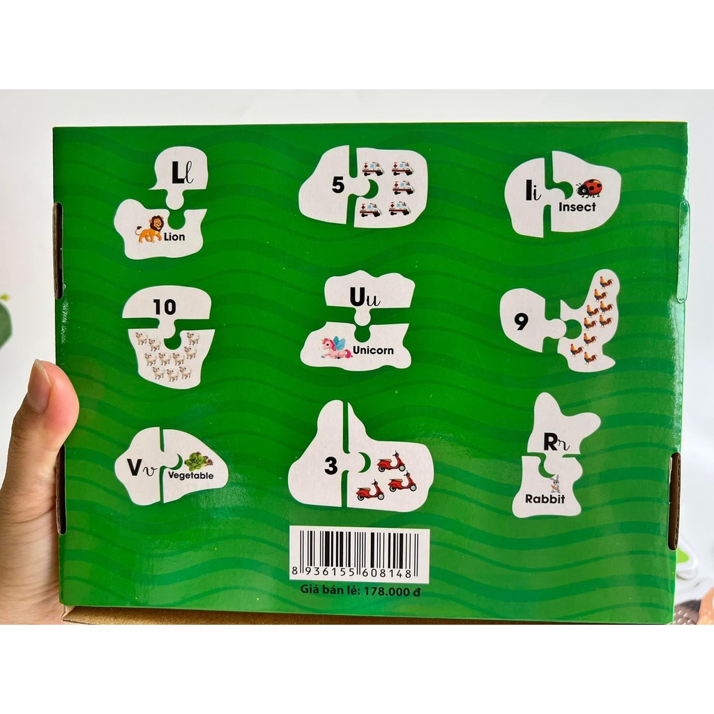 Bộ đồ chơi ghép hình tư duy 2 mảnh 72 miếng ghép phát triển trí thông minh