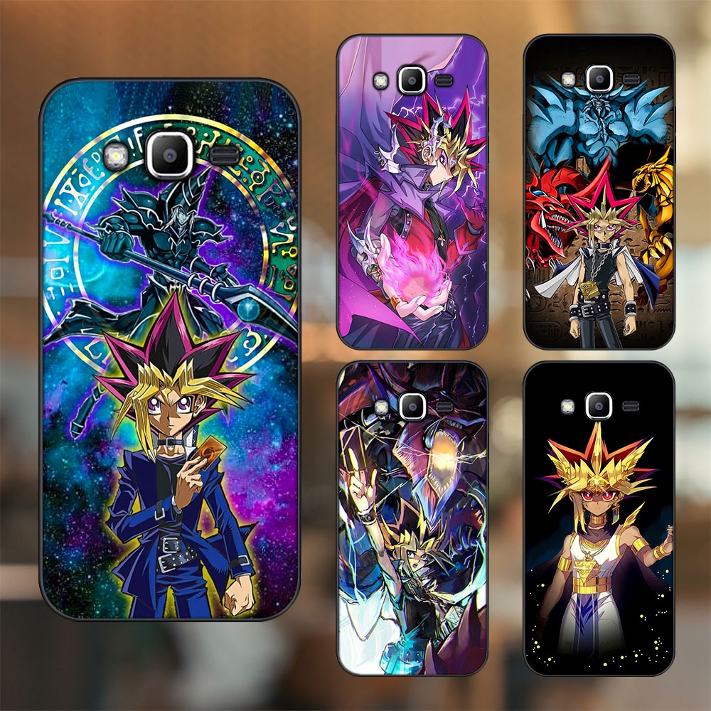Ốp lưng Samsung J2 Prime, J3 2016, J5 2015 viền đen in hình Yugi Vua Trò Chơi Yu-Gi-Oh!