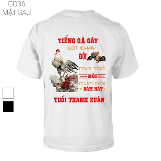 Áo đam mê gà - áo gà - nhận in tất cả các yêu cầu gd36