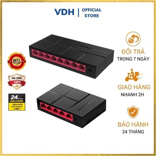 Bộ chia mạng lan gigabit 5 cổng 8 cổng mercusys ms105g ms108g switch 5 port 8 port 10/100/1000 mbps- vdh store