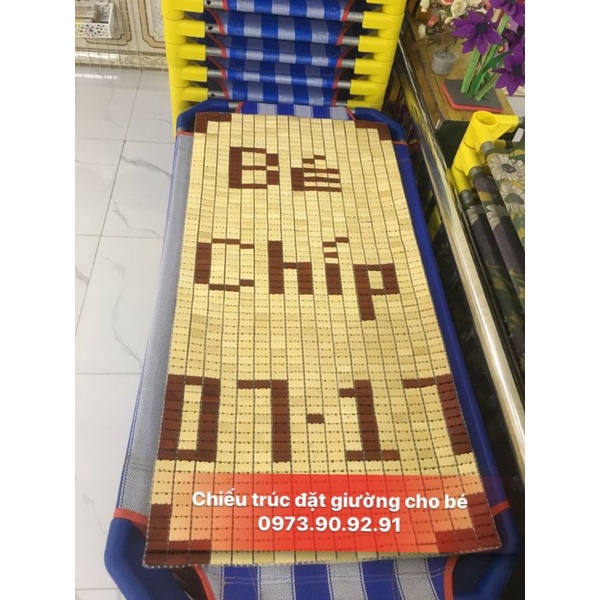 Chiếu trúc đặt nôi cho bé kt 60 x 90cm