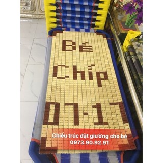 Chiếu trúc đặt nôi cho bé kt 60 x 90cm