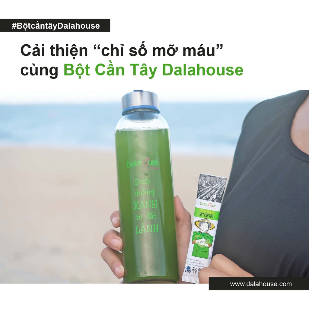 BỘT CẦN TÂY SẤY LẠNH NGUYÊN CHẤT DALAHOUSE