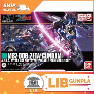 Mô hình lắp ráp Gundam Bandai HG UC 1/144 Zeta Gundam