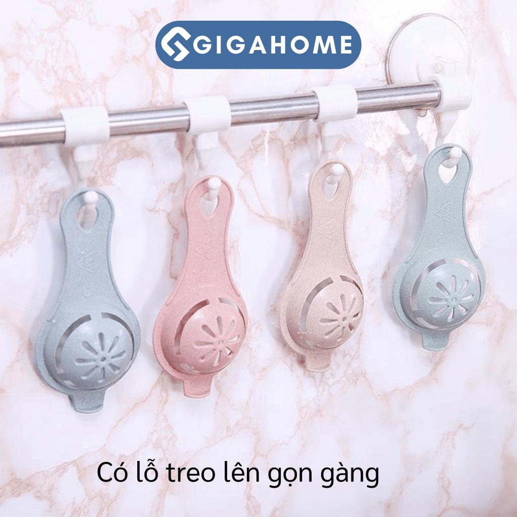 Dụng Cụ Tách Lòng Trắng, Lòng Đỏ Trứng Gà GIGAHOME Bằng Rơm Lúa Mì, Chịu Nhiệt Cao 5164